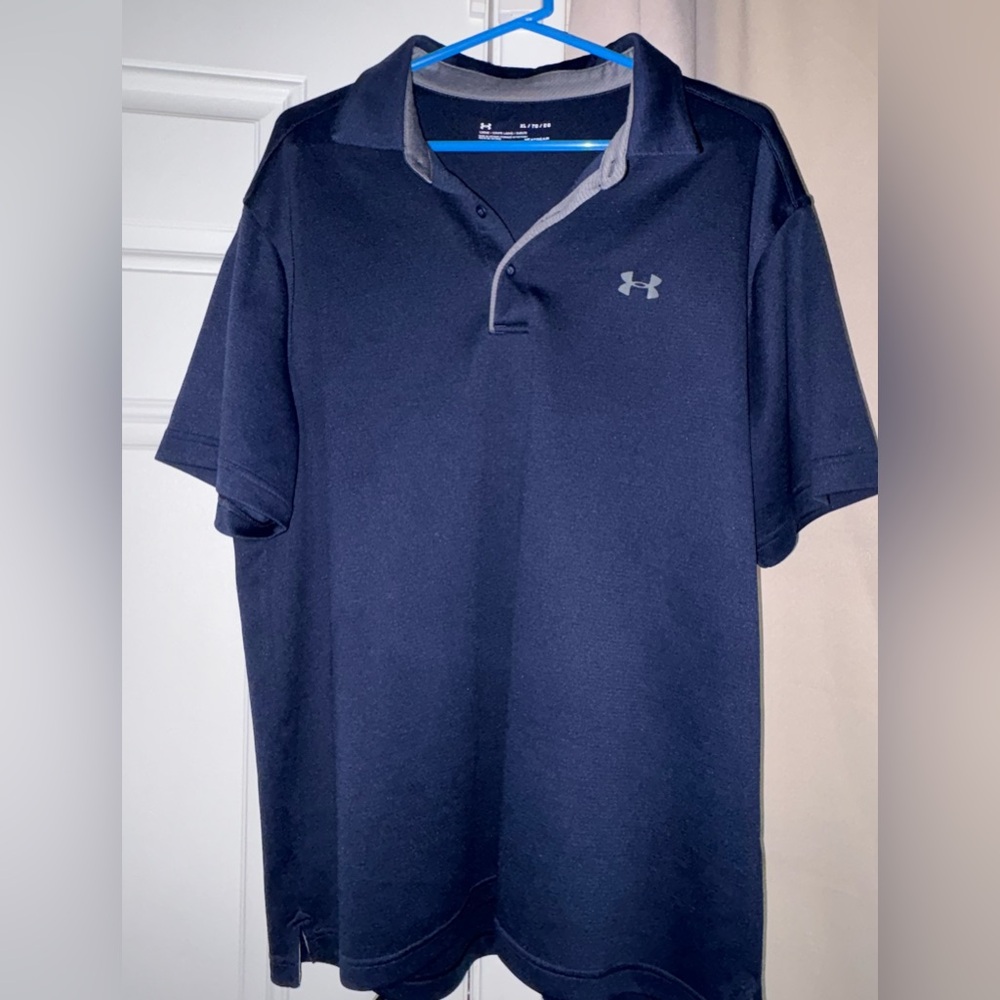 Men’s Under Armour Blue Matchplay Polo Shirt
